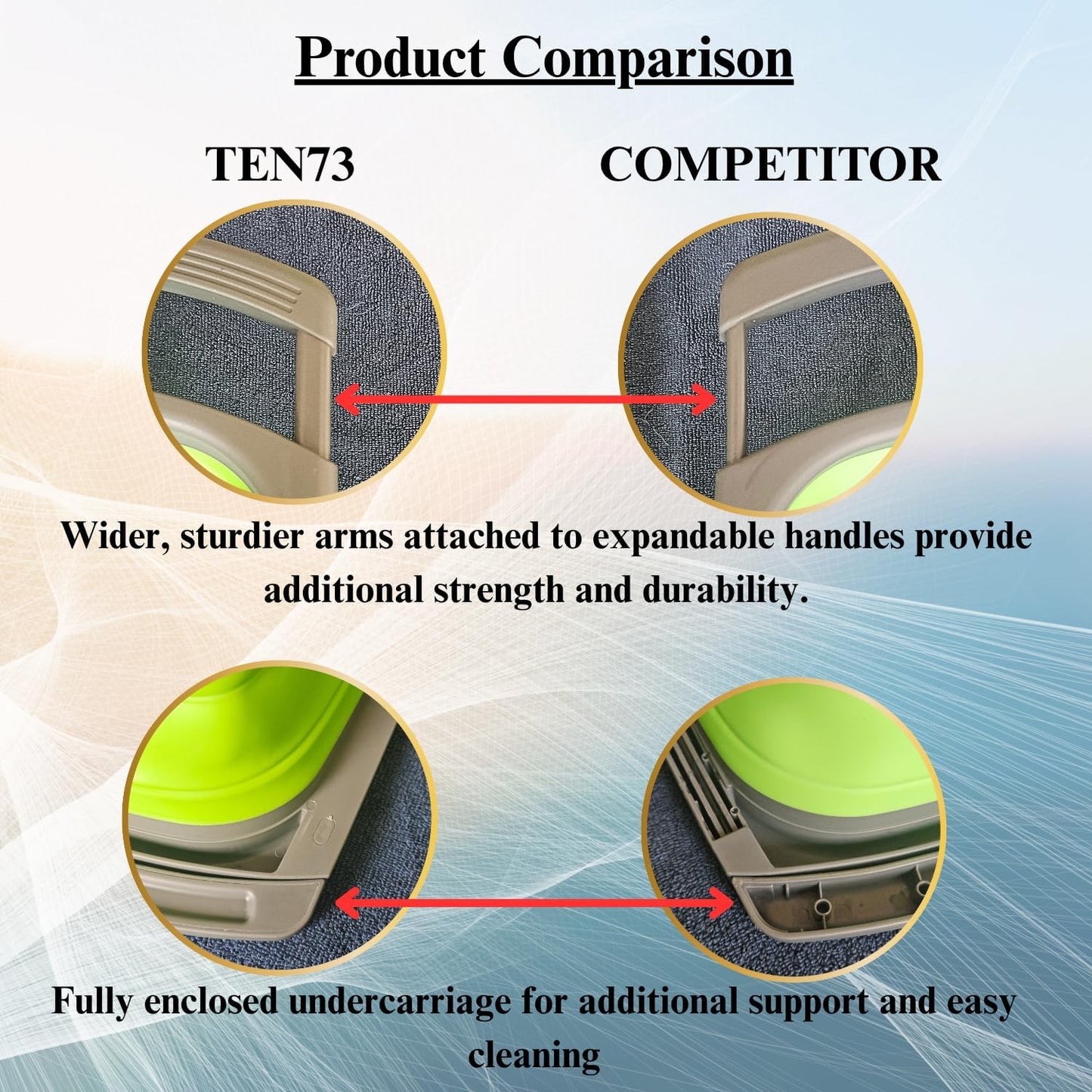 Collapsible Colander | Over the sink silicone kitchen strainer and collander with extendable handle | Clip-on silicone strainers for pots and pans|