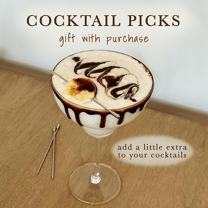 PURE MORA Margarita Glasses Set of 4, 12 oz Modern Bar Glass for Martini, Frozen Daiquiri, Tropical Summer Parties - Classic Coupe Cocktail Drinkware, Great Gift for Mixologists, Hand Blown Crystal