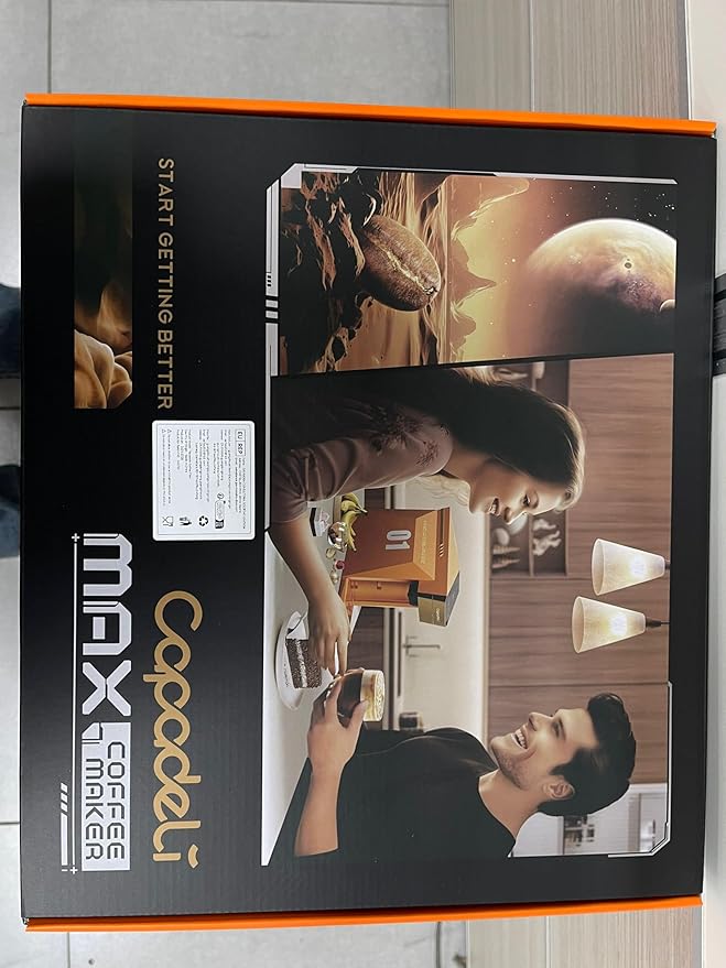 BENFUCHEN 4 in1 Single Serve Coffee Maker, 19 Bar Espresso Maker Coffee Machine For KCup/Nespresso OriginalLine Capsules/Dolce Gusto/Ground Coffee, Vibrant Orange