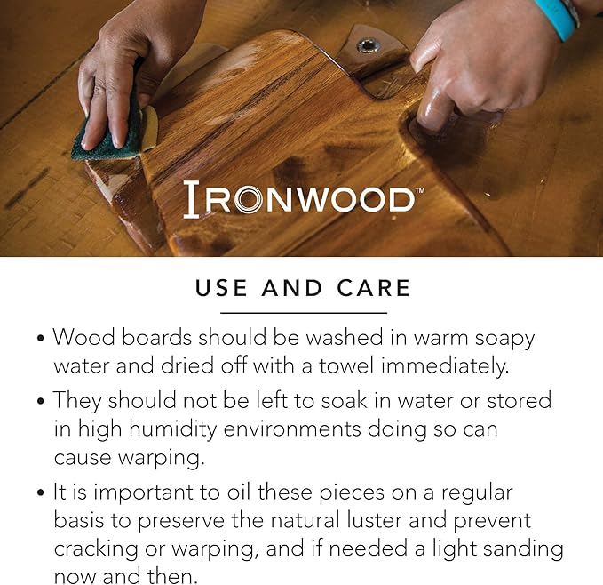 Ironwood Gourmet Napoli Pizza Peel, Acacia Wood 14 x 20 x 0.5 Inches