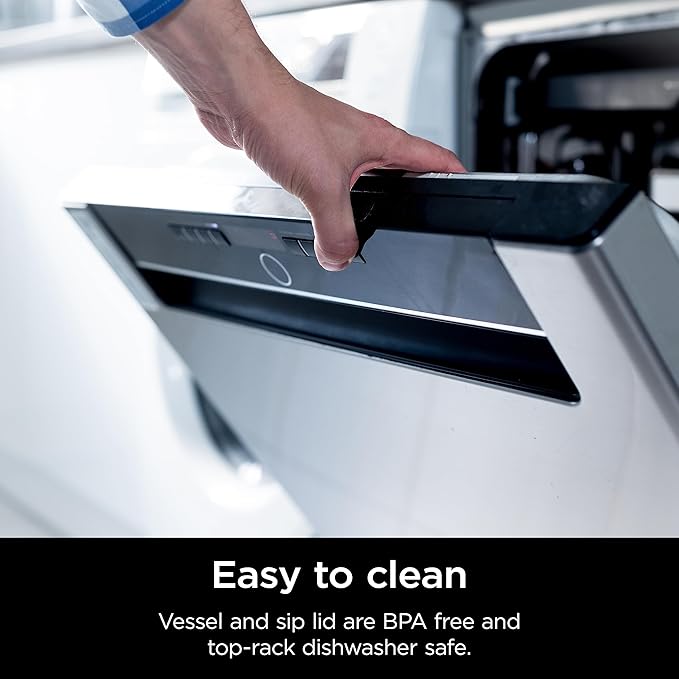 Ninja BC151BK Blast Portable Blender, Cordless, 18oz. Vessel, Personal Blender-for Shakes & Smoothies, BPA Free, Leakproof-Lid & Sip Spout, USB-C Rechargeable, Dishwasher Safe Parts, Black