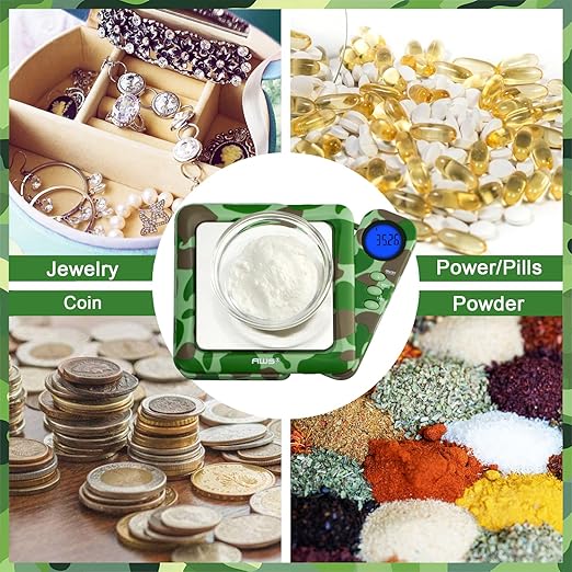 American Weigh Scales 200g x 0.01g Digital Pocket Scale 0.01g Accuracy-Blade Series | Precision Mini Scale, Small Digital Gram Scale for Kitchen, Gold, Gems & Coin Scale, Smart Digital & Compact Scale