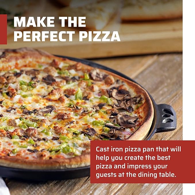 Camp Chef 14-Inch Cast Iron Pizza Pan & More