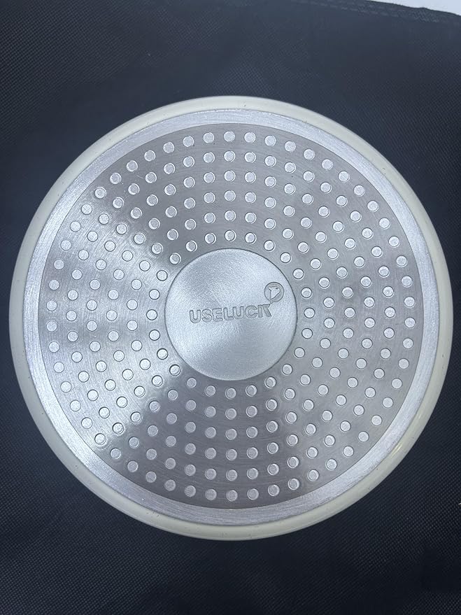 20 Pcs Pots and Pans Set Non Stick, Stackable Cookware Sets with Detachable Handle, Granite Induction RV Kitchen Portable Cooking Set Removable Handles, Dishwasher ＆ Oven Safe, Cream White