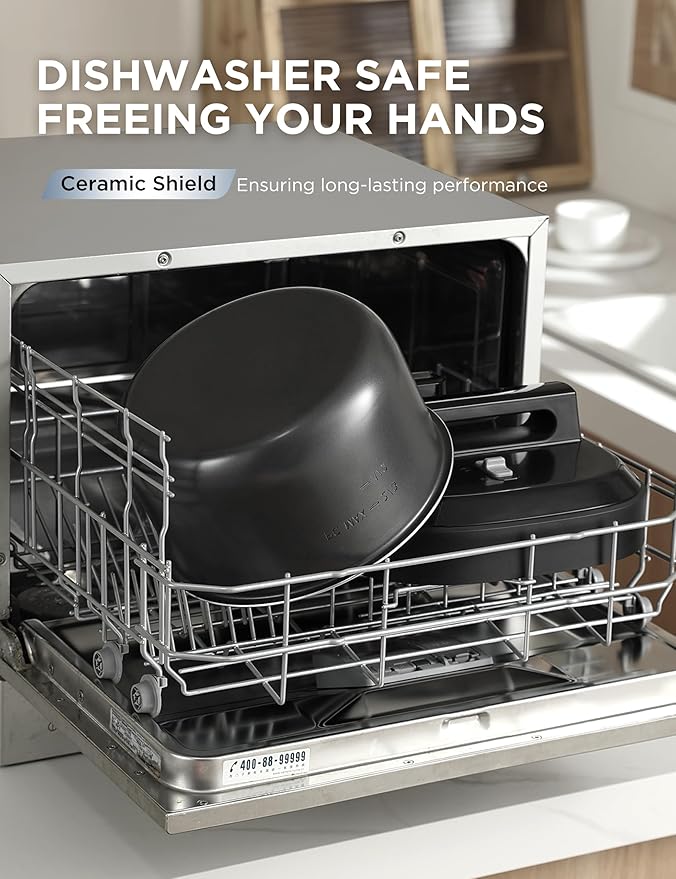 Midea WideMax 12-in-1 Electric Pressure Cooker, 6.5 Quart, 12 Presets, Multi-Functional Programmable Slow Cooker, Rice Cooker, Steamer, Sauté Pan, Cake, Yogurt, Warmer and More