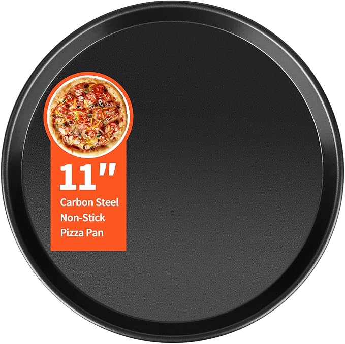 Pizza Pan for Oven, 11” Pizza Pan Compatible with Breville Mini Smart Oven BOV450XL,BOV650XL BOV800XL,Non-Stick Pizzas Tray for Breville Toaster Ovens Accessories, Replacement for Breville Pizzas Pans