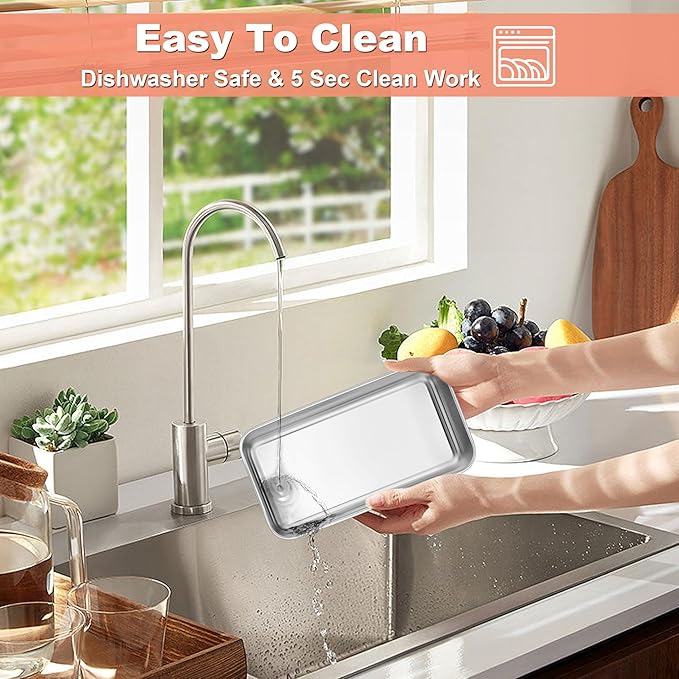 Herogo 9 x 5 Inch Loaf Pans Set of 3, Rectangle Bread Loaf Pans for Baking Bread Homemade Meatloaf, Banana, Brownies, Lasagnas, Oven & Dishwasher Safe