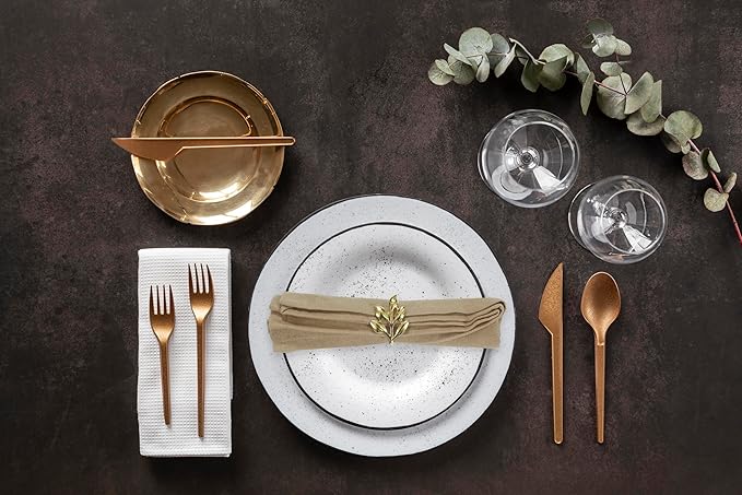 ANA Cloth Napkins Set of 12 (17.5x17.5) inch 100% Cotton Dinner Napkin Washable Hotel Quality Reusable Kitchen & Table Linen for Fall Thanksgiving Family Dinners Weddings & Everyday Use - Brown