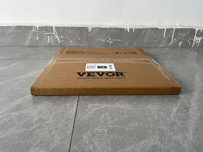 VEVOR Pizza Steel, 14" x 14" x 1/4" Pizza Steel Plate for Oven, Pre-Seasoned Carbon Steel Pizza Baking Stone with 20X Higher Conductivity, Heavy Duty Rustproof Pizza Pan for Outdoor Grill, Indoor Oven