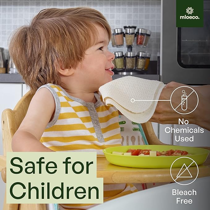 20 Pack Reusable unPaper Towels Washable - Nature Friendly - Organic Cotton Alternative - Thick, Strong, Paperless Kitchen Dish Cloths - Reusable Napkins - Dish Towels - Cloth Napkin - Kitchen Towels