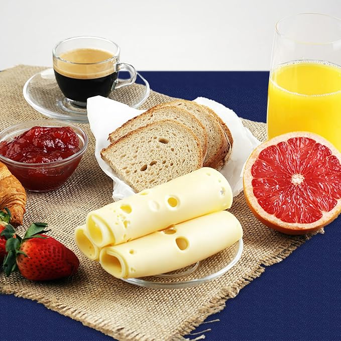 homing Rectangle Vinyl Tablecloth, Waterproof Spillproof Plastic Flannel Backed Table Cloth, Wipe Clean Table Cover for Dining, Buffet Parties and Camping (Navy Blue, 54" x 120")