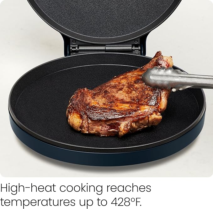 Chefman Everything Maker & Pizza Oven – 1440W Countertop Electric Pizza Maker with 12” Nonstick Cooking Plates, Plus Makes Quesadillas, Omelettes and More, with Indicator Lights and Vertical Storage