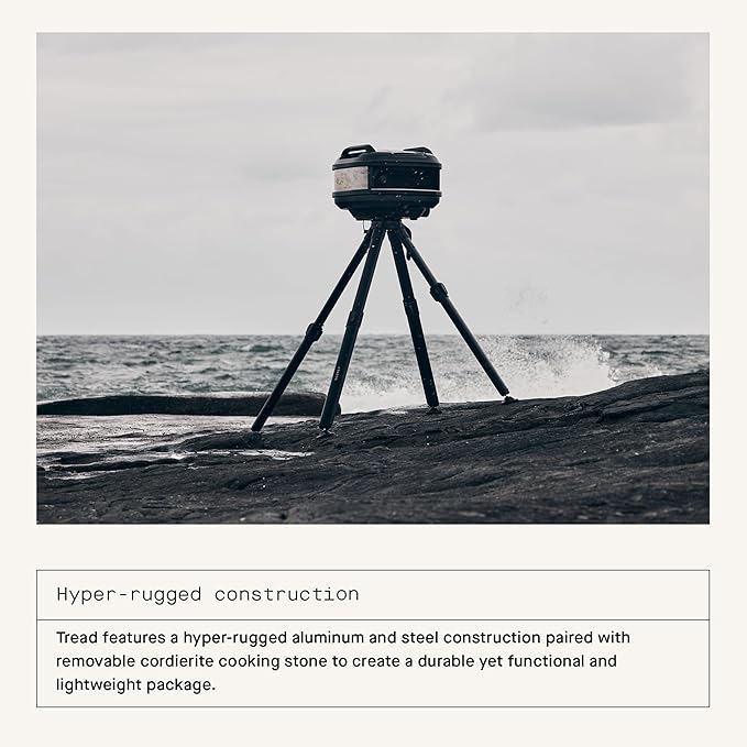 Gozney Tread Portable Pizza Oven, Off Black, Propane Gas, makes 12" pizza