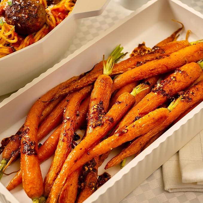 Nonstick Bakeware Set with 2 Silicone Trays and 2 Lids, Silicone Baking Sheet Pan, Baking Pan Dividers, Safe to use and Easy to Clean, Oven safe up to 450 °F