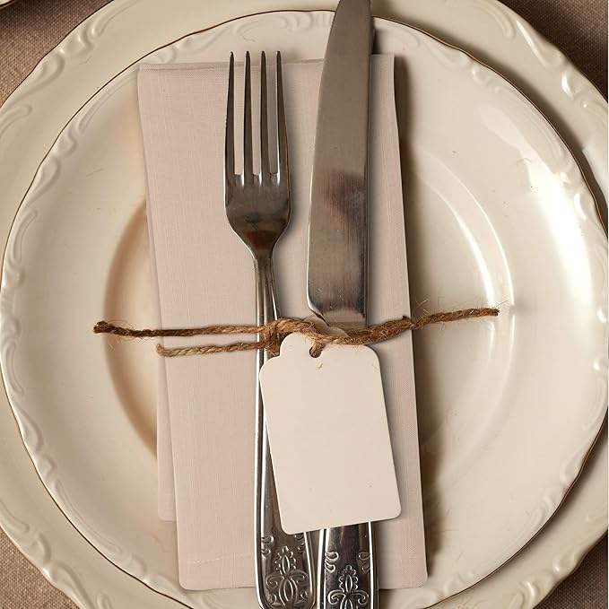 Urban Villa Dinner Napkins Solid Taupe Color Cloth Napkins (Set of 12) Oversized 20x20 Inches 100% Cotton Slub Premium Quality Soft Durable Mitered Corners Reusable Washable Everyday Use Napkins