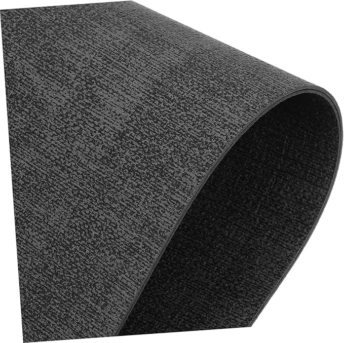 2pcs Reversible Faux Leather Placemats Heat Resistant Non-Slip Dining Table Mats with Spillproof Surface for Indoor Outdoor Use