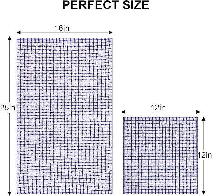 Kitinjoy Cotton 12 Pack Kitchen Towels and Dishcloths Sets, 16 x 25 Inch & 12 X 12 Inch Dish Towels Bulk, Super Soft and Absorbent Hand Towels for Kitchen Drying, Multiple Colour