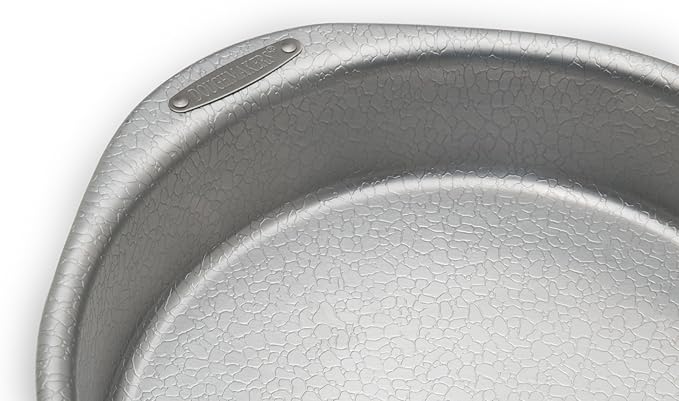 Doughmakers 40056 Premium Quality Commercial Grade Bakeware, Set of 3 Baking Pans, 10 x 15 sheet, 9 x 13 pan, 9-inch round, Silver, Large