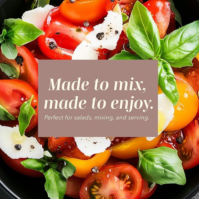 COOK WITH COLOR Mixing Bowls with Lids - 12 Piece Plastic Nesting Bowls Set includes 6 Prep Bowls and 6 Lids, Diamond Design - Microwave Safe, Pink and Grey