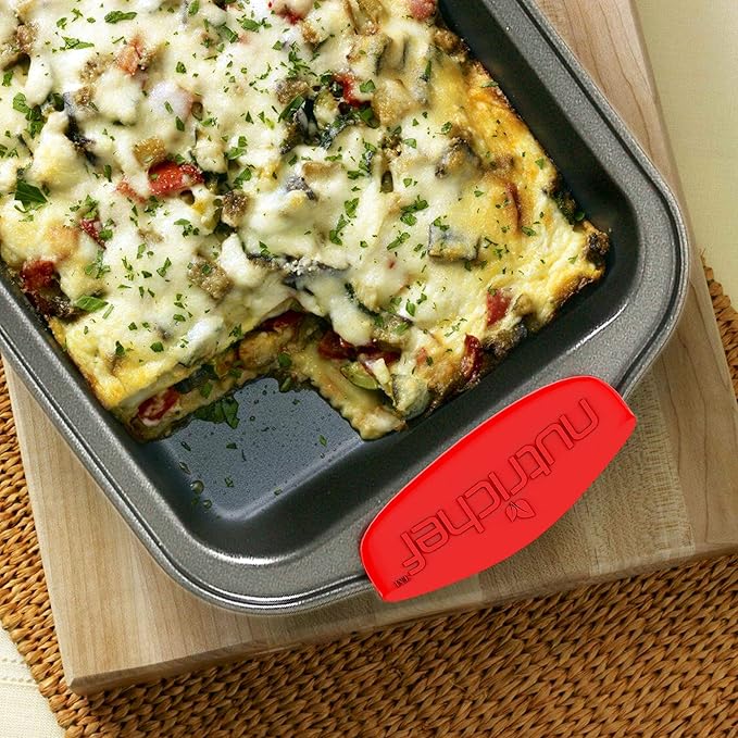 NutriChef Baking Set - 8 Piece Bakeware with Nonstick Carbon Steel for Easy Release and Cleanup, Durable and Versatile Design, Includes Cookie Sheet, Loaf Pan, Muffin Tin & More