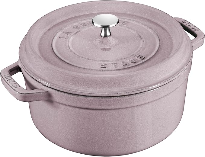 Staub Cast Iron 4-qt Round Dutch Oven - Lilac