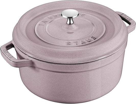 Staub Cast Iron 4-qt Round Dutch Oven - Lilac