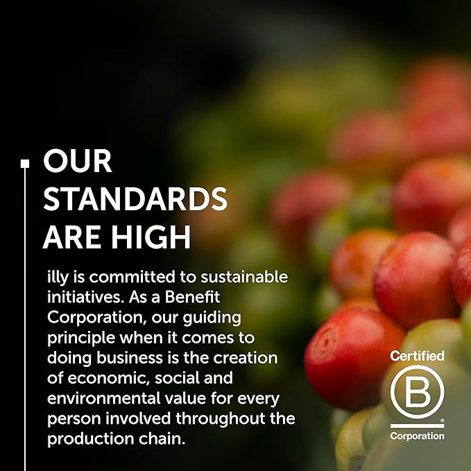 illy Aluminum Espresso Capsules - Compatible with Nespresso Machines - Classico Medium Roast Coffee - Mild & Balanced - Notes of Caramel, Orange Blossom & Jasmine Single Serve Capsules - 10 Count (Pack of 10)