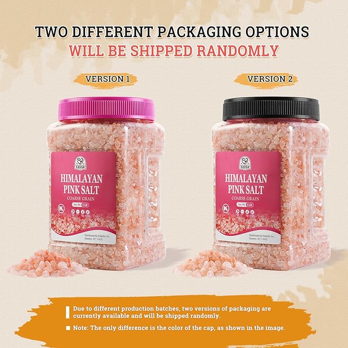 52USA Himalayan Pink Salt Coarse, Pink Salt Coarse for Grinder, 80oz (5 Pound), 100% Real, Pure, Unrefined Himalayan Pink Salt, 80+ Minerals and Electrolytes, Pink Himalayan Sea Salt