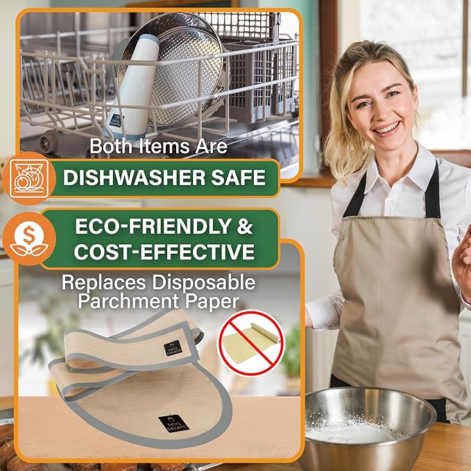 STAINLESS STEEL Springform Pan with REUSABLE Nonstick Silicone Liner - NON TOXIC Springform Pan for Cheesecake, 9 Inch Springform Ppan