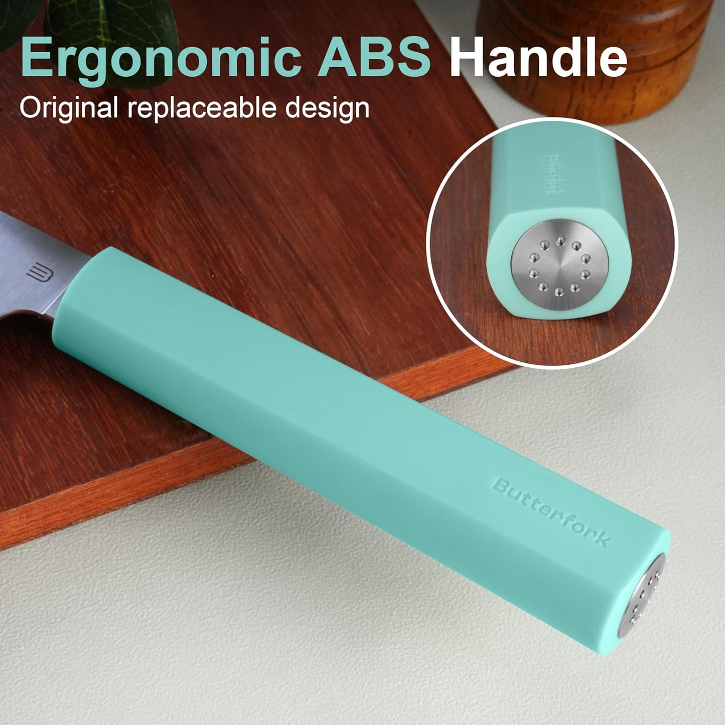 7.5" Serrated Bread Knife for Homemade Bread, Razor Sharp AR-RPM9 Steel & Innovative Wavy Edge, Professional Serrated Knife for Sourdough Bread Cake, Gift for Baker Home Chefs