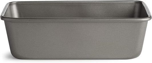 Cooking Light Heavy Duty Nonstick Bakeware Carbon Steel Bread Pan or Loaf Pan with Quick Release Coating, Manufactured without PFOA, Dishwasher Safe, Oven Safe, 9.25-Inch x 5.25-Inch, Gray