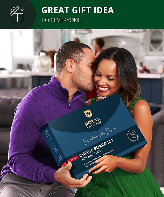 CHEESE BOARD WITH SLATE PLATE