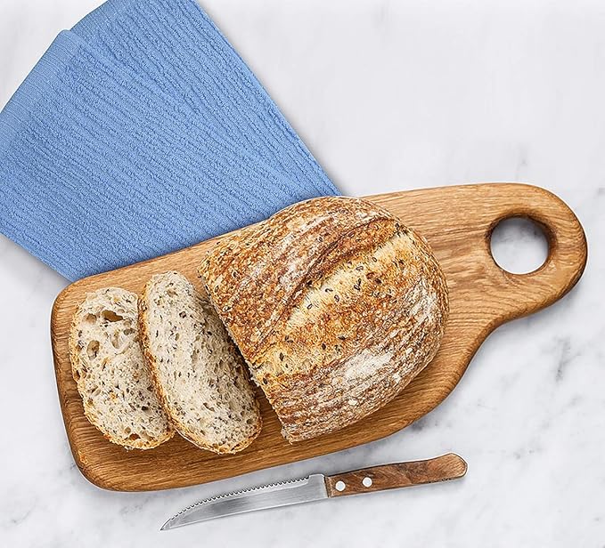 Softolle Bar Mop Towels, Pack of 12-16x19 Inches - 100% Cotton Super Absorbent Towels, Multi-Purpose for Home and Bar Cleaning (Electric Blue)