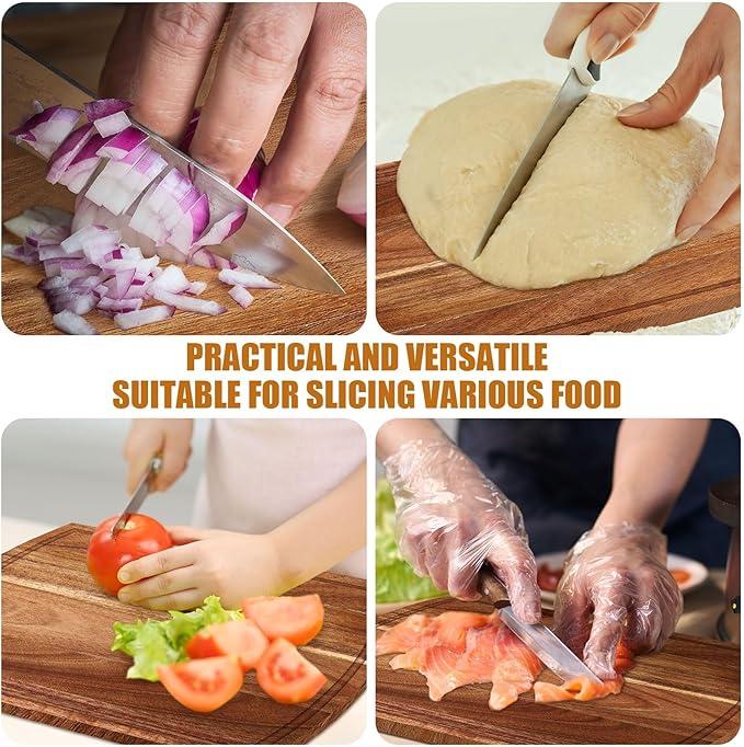 Patelai 12 Pack Large Cutting Boards Bulk Wooden Kitchen Chopping Boards for Crafts DIY Wedding Housewarming Gift(Acacia,12 x 16 Inch)