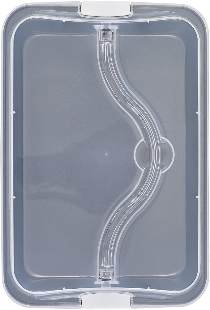 GoodCook Everyday Nonstick Steel Bake-N-Take Oblong Pan, 9" x 13" with Lid, Gray