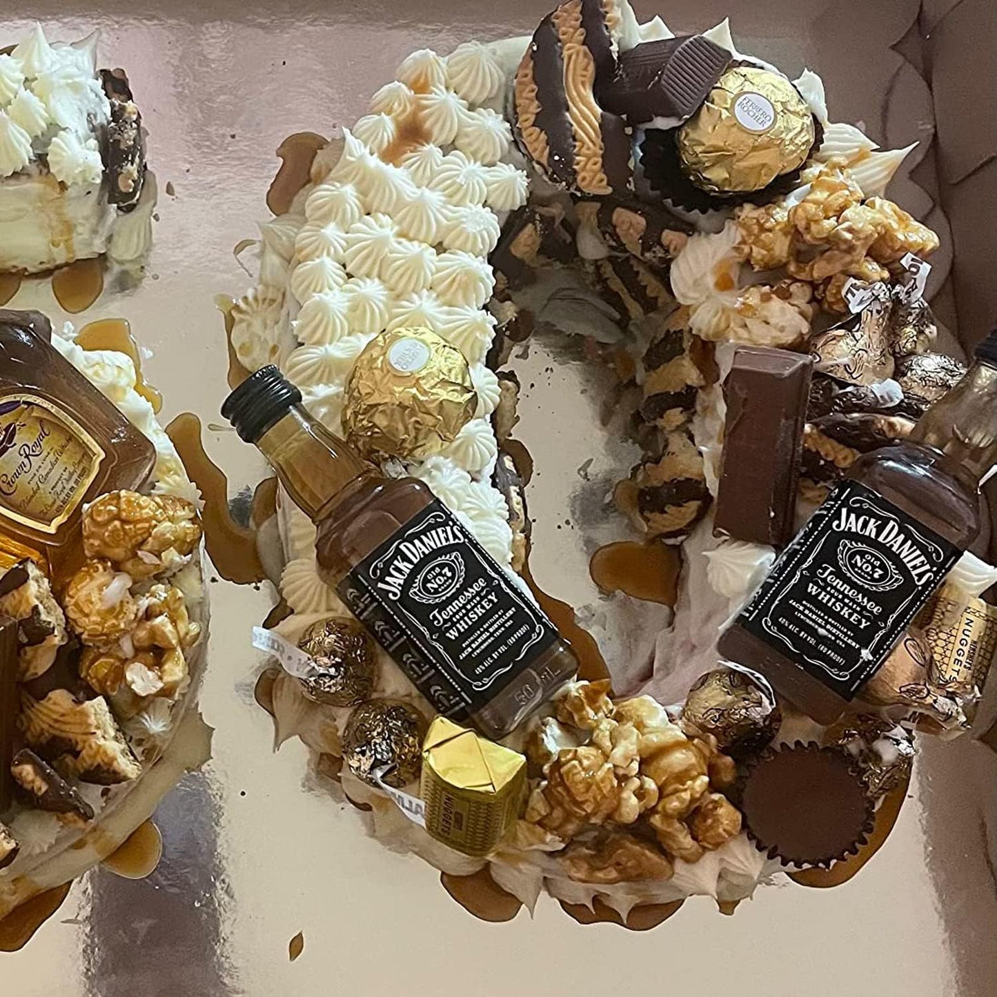 Ducodocu Large Silicone Number Cake Mould 3D Novelty Cake Pan DIY Baking Mold for Birthday Anniversary Number of 0