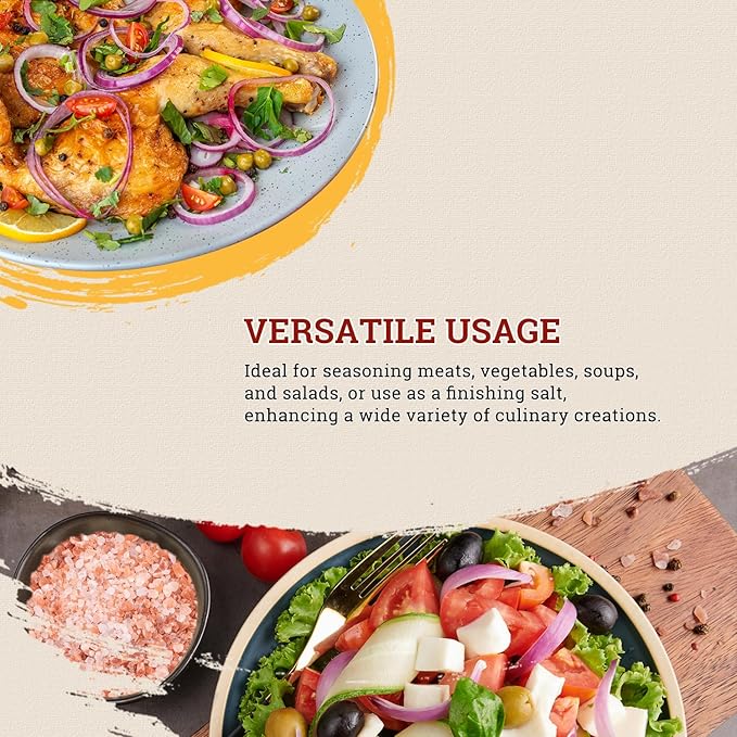 52USA Himalayan Pink Salt Coarse, Pink Salt Coarse for Grinder, 80oz (5 Pound), 100% Real, Pure, Unrefined Himalayan Pink Salt, 80+ Minerals and Electrolytes, Pink Himalayan Sea Salt