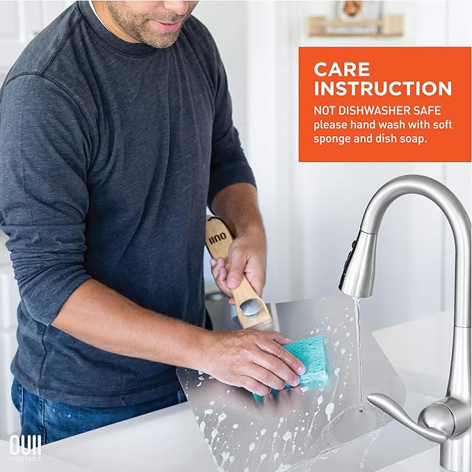 Aluminum Pizza Peel Metal - 12 x 14 Inch. Pizza Spatula for Oven with Foldable Wood Handle. Pizza Oven Accessories Tools. Turning Peel, Bread, Pastry, Dough, Cake Spatula