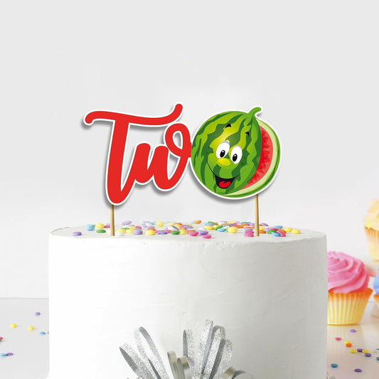 Seyal® Watermelon Two Cake Topper
