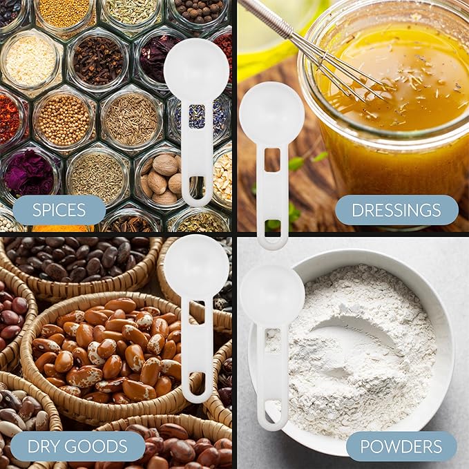 Cornucopia Brands Bulk Pack of Teaspoon Measuring Spoons (240-Pack); 5 ml / 5 cc Scoops Which Fit Inside a Spice Bottle