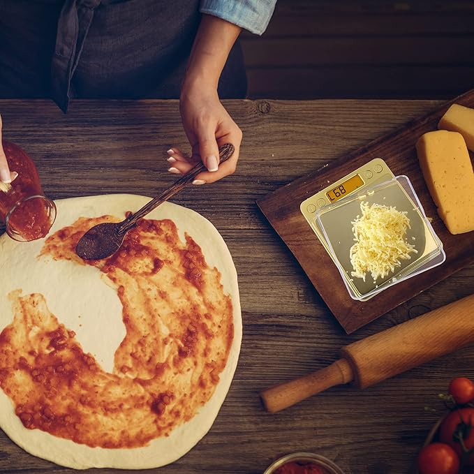 Fuzion Digital Scale .01 Gram Accuracy, 500g Mini Food Scales for Small Jewelry, Gold, Herb, Spice - Weight Gram and Oz