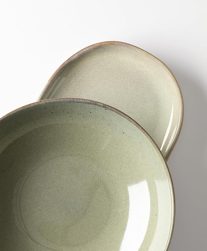 Oneida 897206 Organic Shades 2-Piece Serving Set, Green