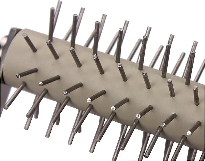 Handle Roller Docker Stainless Steel Pizza Dough Docker For Homemade Pizza Cake Pie Bread Pastry Baking Tool