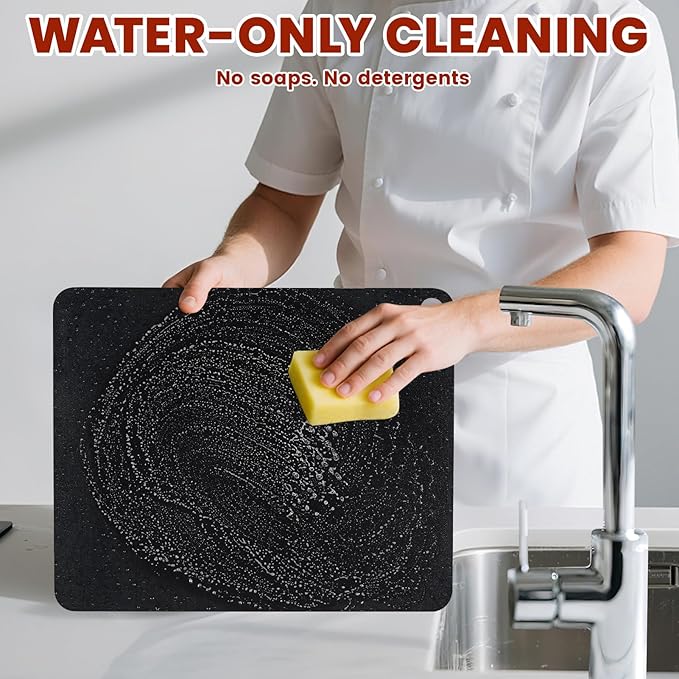 1MORE Pizza Steel for Oven,16"x13"Steel Pizza for Grill,1/4" Thick Pre-Seasoned Pizza Cooking Steels for Artisan Pizza, Bread, BBQ Restaurant-Quality Crisp Crust | Perfect for Oven Baked