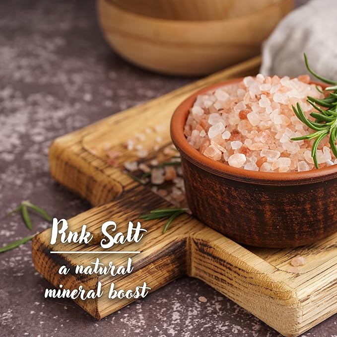 Spice Bounty Pink Himalayan Salt 12.9 oz and Whole Black Pepper 5.8 oz Grinder Set – Coarse Salt and Peppercorns with Adjustable Grinders – Gourmet Seasoning Duo for Cooking & Table Use