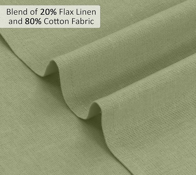 Ruvanti Linen Napkins Set of 12, 18x18 Cloth Napkins, Cotton Linen Blend Napkins Cloth Washable, Soft, Reusable Dinner Napkins for Wedding, Parties, Christmas, Thanksgiving, Everyday Use-MartiniOlive