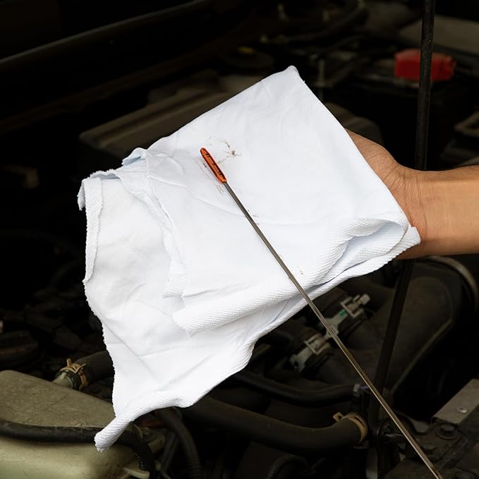 Arkwright Tshirt Box of Rags - 625 lb Pallet - Low Lint, Streak-Free Multipurpose Professional Cotton Cleaning Cloths for Stain, Paint, Wood, and Grease, White