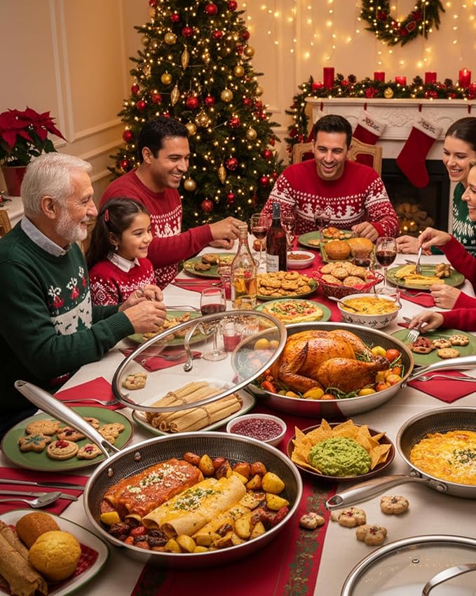 Nonstick Frying Pans with Lid,8/10/12 inch Stainless Steel Skillet Set with Honeycomb Surface, Induction Compatible, Oven & Dishwasher Safe, PFAS-Free Cookware Sets (Stainless Steel, Frying Pan 6PCS)