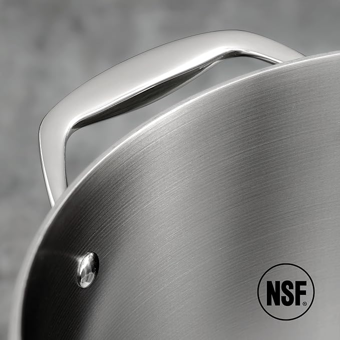 Tramontina Signature Tri-Ply Clad Stainless Steel 9-Piece Cookware Set with Lids, Pots and Pans Kitchen Set, Induction-Ready, Dishwasher-Safe, NSF-Certified