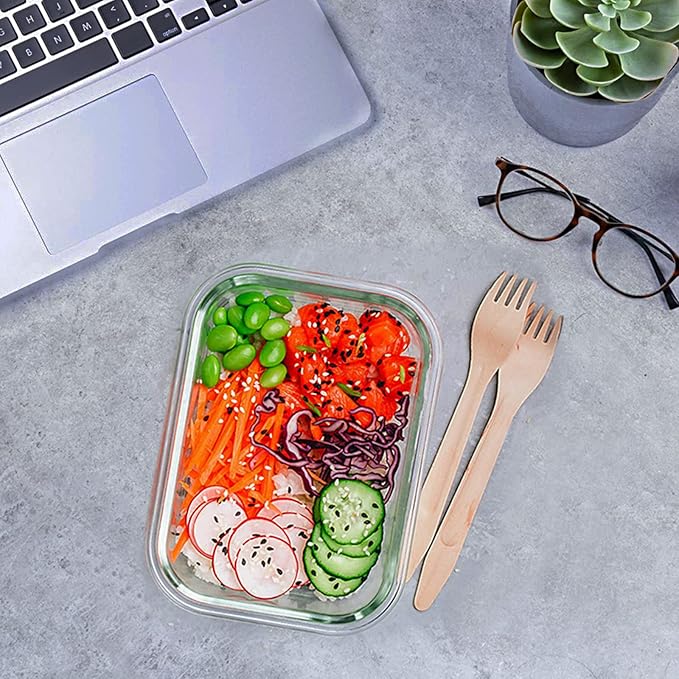 24 Pieces Glass Food Storage Containers Set, Meal Prep Containers-Stackable Airtight Glass Storage Containers with lids,Freezer, Microwave, Oven Safe,Pink